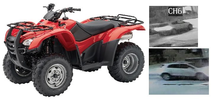 Police seek stolen ATV