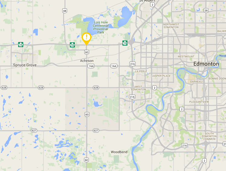 Update – tanker accident at Hwy 16 & 60 west of Edmonton