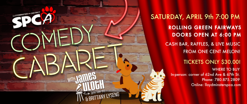 SPCA offering a night of laughs to benefit the animals