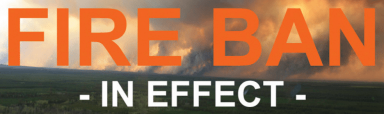 More fire bans – Dillberry Lake, Unity