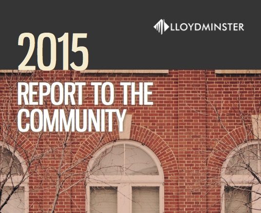 2015 Report to the Community now available