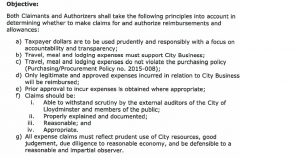 The guidelines for the new policy.