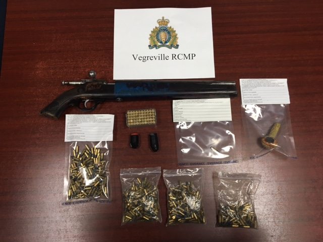 Vegreville man charged after firearm and homemade explosives seized by police