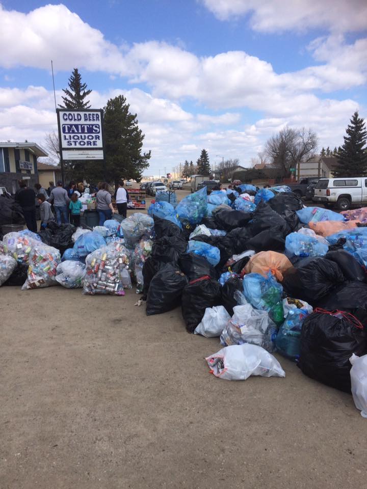 Softball Bottle Drive a Success