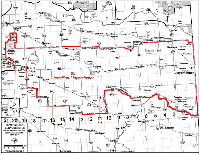 Alberta’s Boundaries Commission recommends the Extension of Vermilion-Lloydminster boundaries