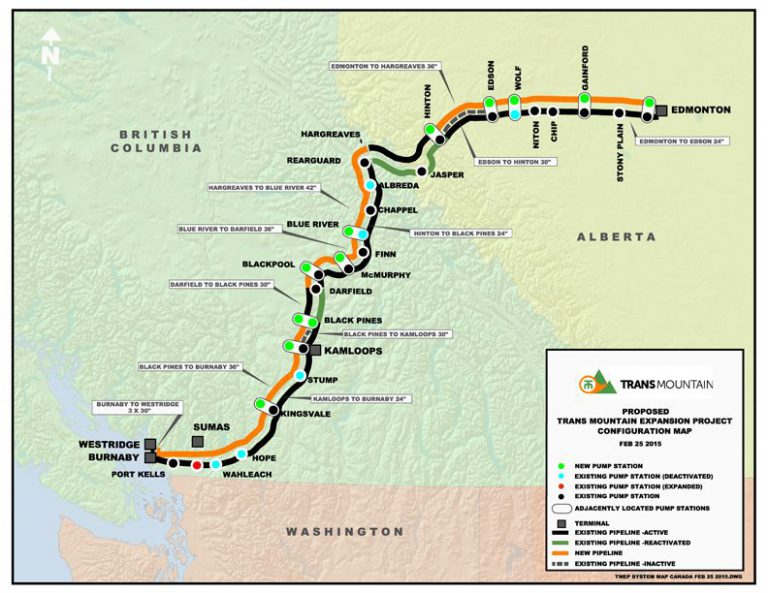 B.C. GOVERNMENT LOOKING TO INTERVENE IN TRANS MOUNTAIN EXPANSION