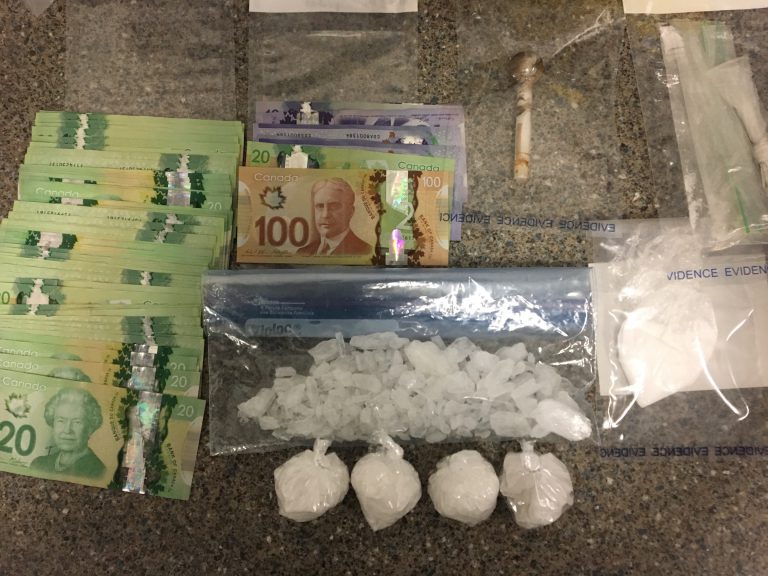 Traffic stop yields 230 grams of meth