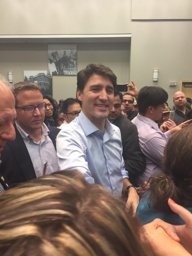 Justin Trudeau praises Larry Ingram as a “strong voice”