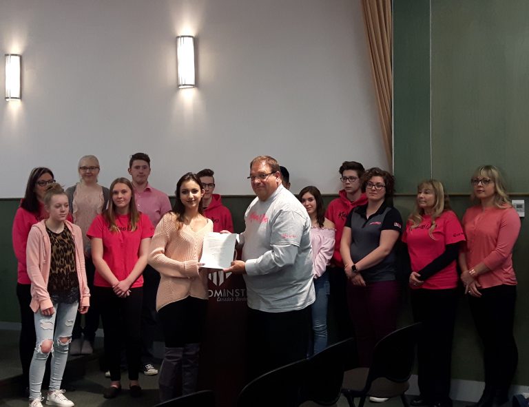 The City proclaims Anti-bullying week