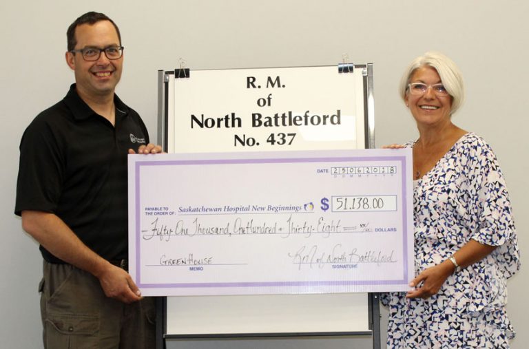 RMs of Battle River and North Battleford donate to Saskatchewan Hospital campaign