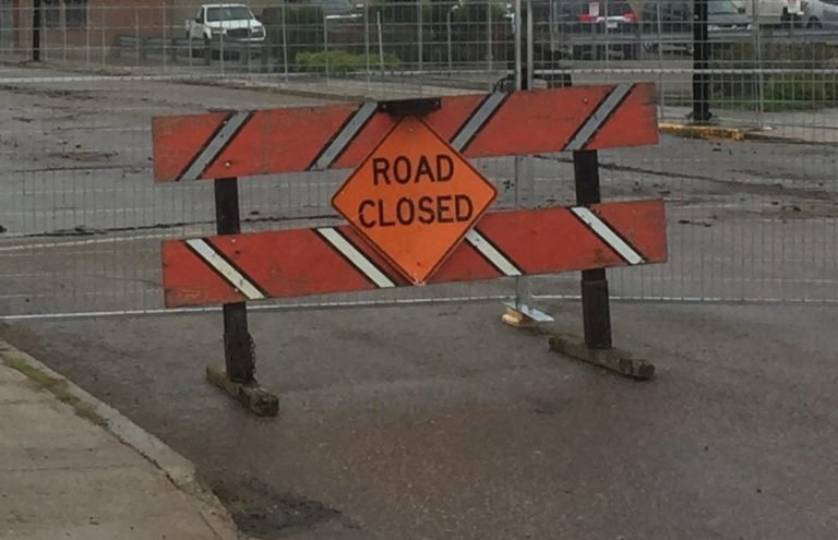 62 Street closure due to railway crossing repairs