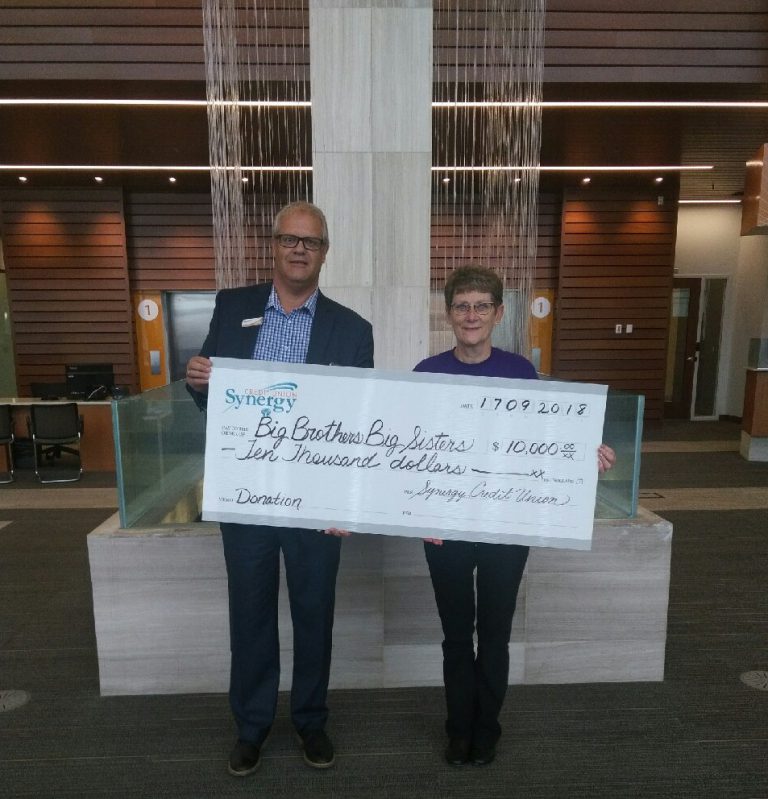 Synergy donates $20,000 to BBBS