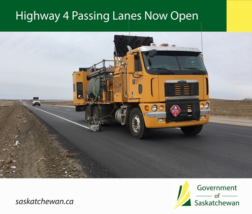 Highway 4 lanes outside North Battleford are open