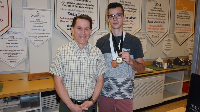 LCHS student awarded at provincial, national skills competition
