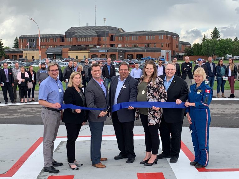 Grand opening held for Lloydminster Hospital helipad