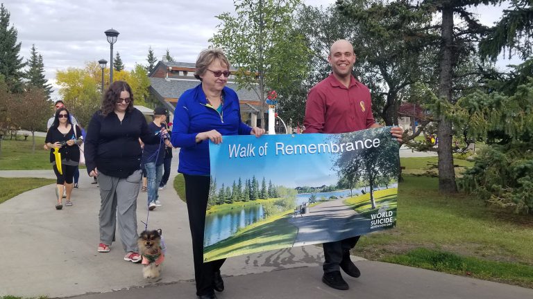 Walk of Remembrance honours loved ones lost to suicide