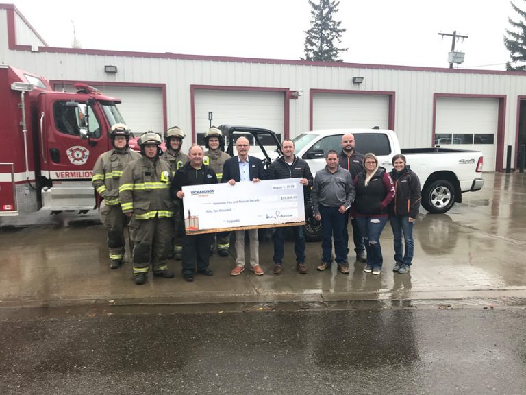 Vermilion Fire Department receives donation for new equipment