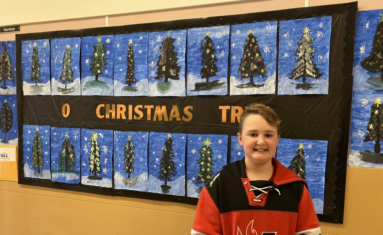 Local student is giving back to the community with a tree
