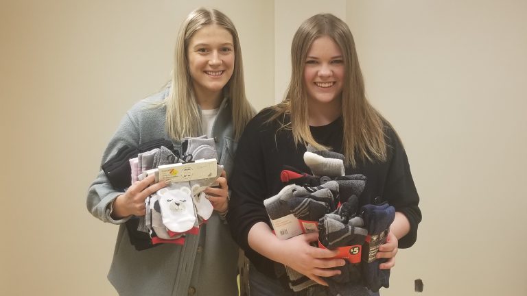 LCHS joins nation-wide project to collect socks for the homeless