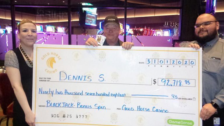 Alberta farmer takes home jackpot from Gold Horse Casino