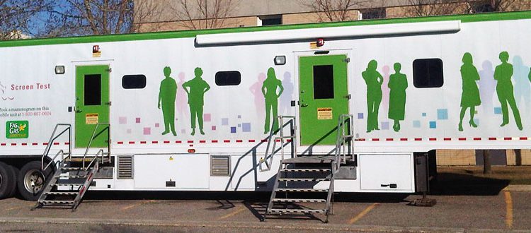 Kitscoty hosting mobile mammography trailer