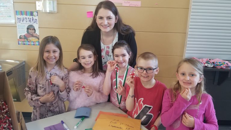 St. Thomas Elementary spreads kindness to Canadian soldiers overseas