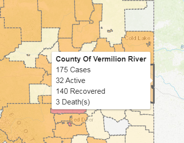 Death linked to COVID-19 outbreak at Vermilion Health Centre