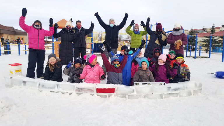 Mother Teresa spreads love to the community with Winter Carnival project