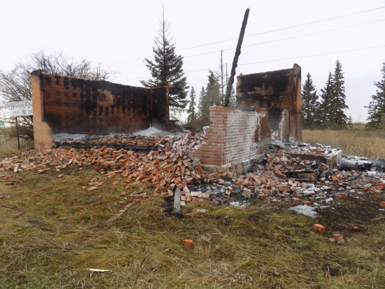 Vermilion RCMP arrest man for arson of historical Minburn building