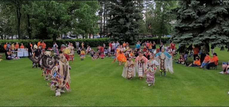 Lloydminster residents assemble to support National Indigenous Peoples Day
