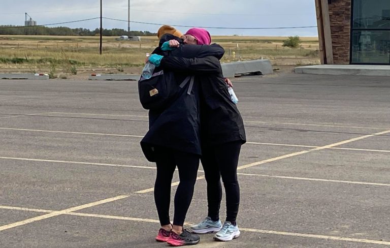 Local advocates return to Lloydminster after 270 KM trek for mental health awareness