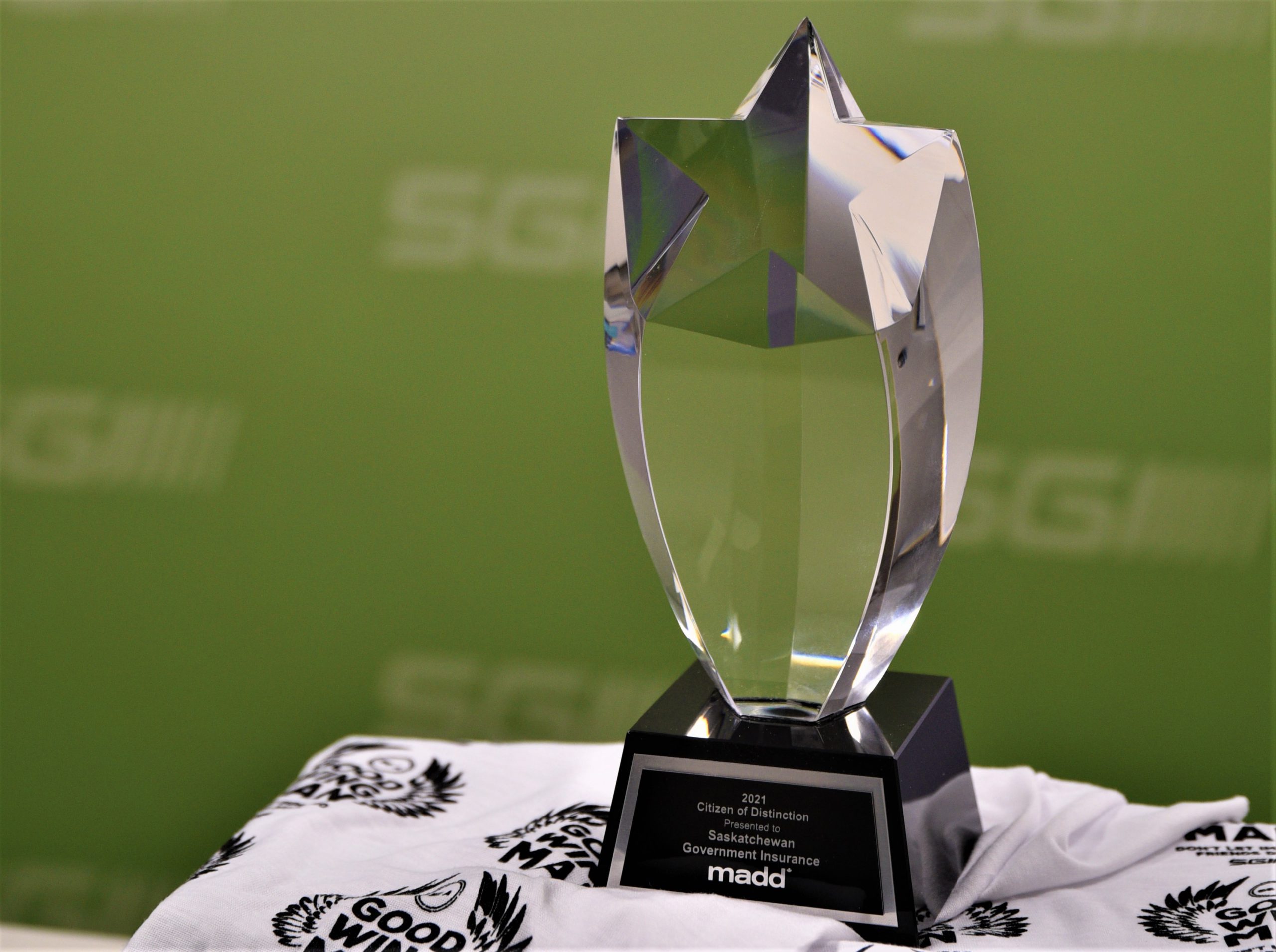 SGI is MADD Canada's 2021 Citizen of Distinction My Lloydminster Now