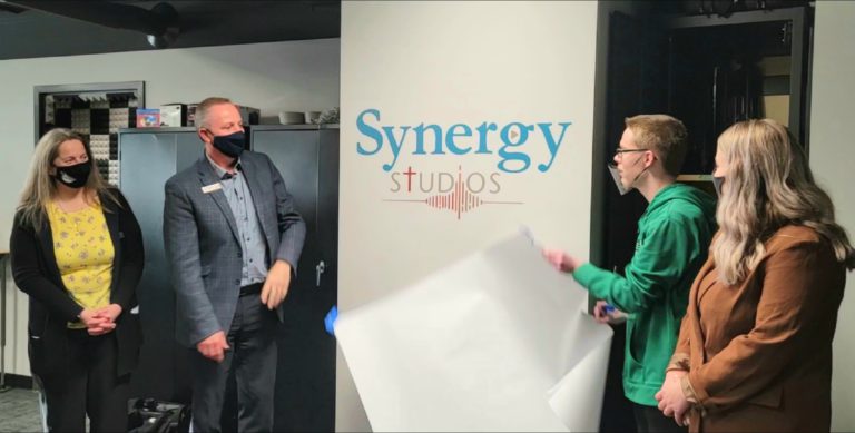 Synergy partners with HRHS for media studio