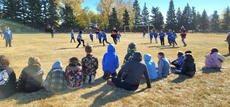 Trading hockey skates for soccer boots