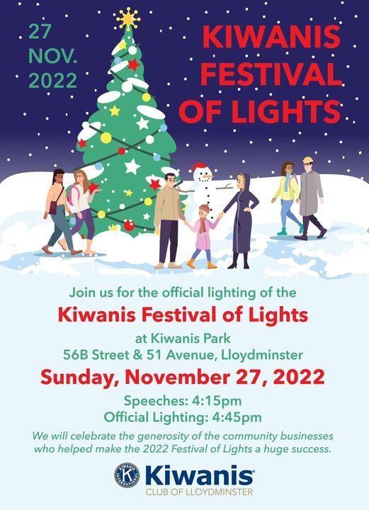 Christmas lights return to Kiwanis Park Sunday afternoon