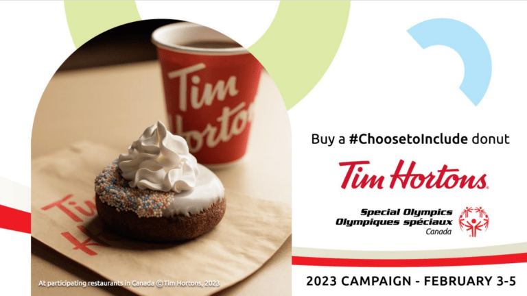Tim Hortons partners sweet deal with Special Olympics