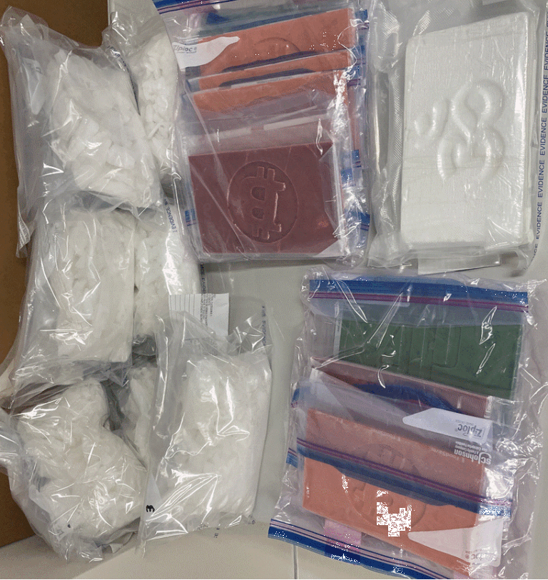 Police charge two suspects, seize illicit drugs