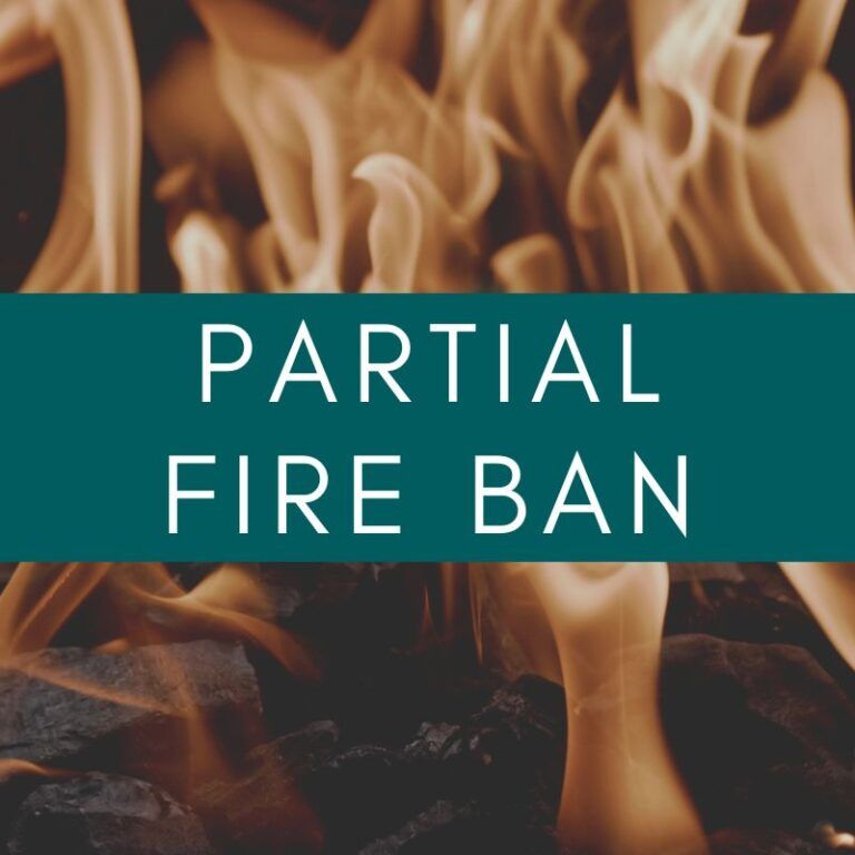 Partial Fire Ban in County of Vermilion River