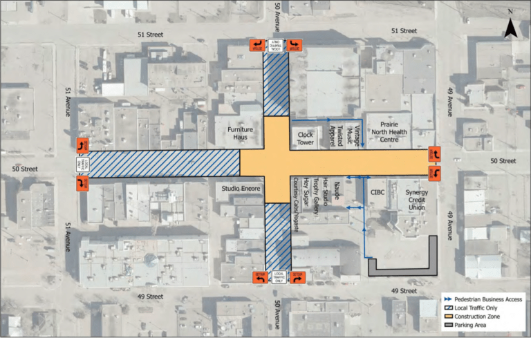 Downtown construction starts May 15