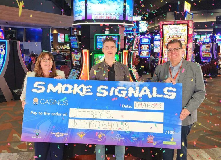 Smoke Signals raises another millionaire at Gold Horse Casino