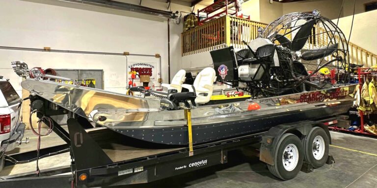 Cenovus contributes $100K for airboat for Lloydminster Rescue Squad