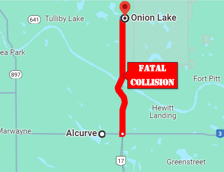 Fatal Collision on Rainy Roads North of Lloydminster