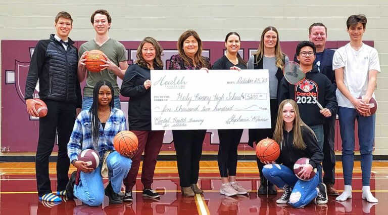Athletes at Holy Rosary getting mental wellness training