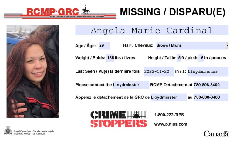 UPDATE: Missing woman located safe, Lloydminster RCMP