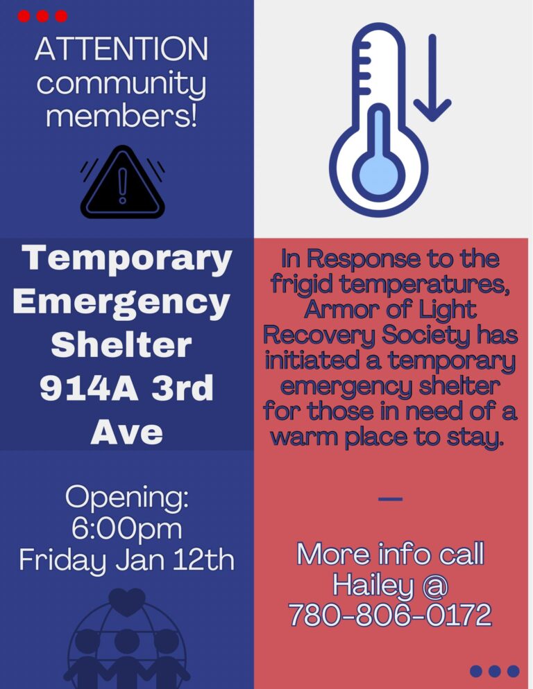 Wainwright community supporters rally for the unhoused