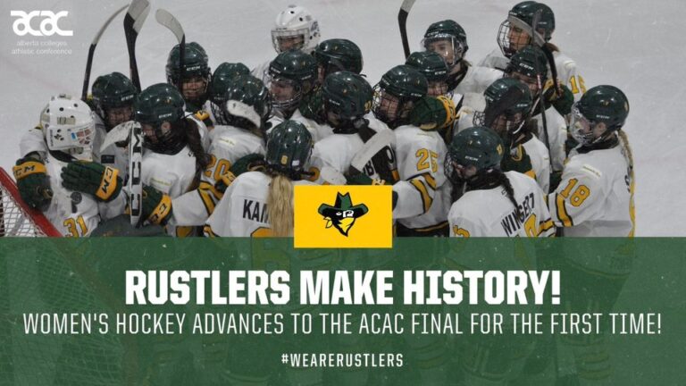 Rustlers Women’s Hockey Team Headed to ACAC Finals