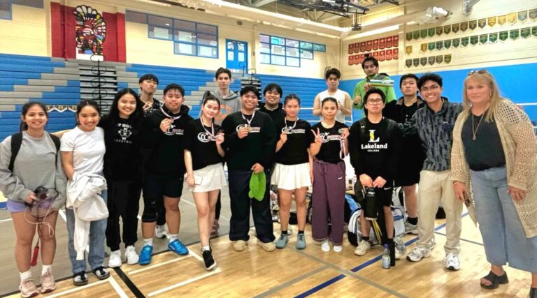 Holy Rosary punch ticket to provincial badminton