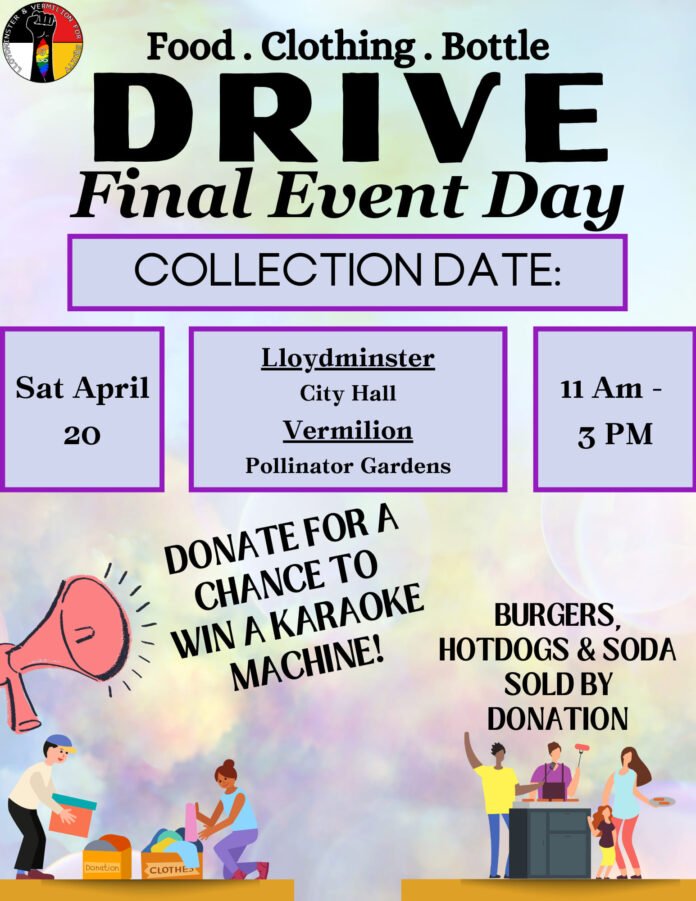 Food, clothing, and bottle drive wraps up Saturday in Lloydminster ...