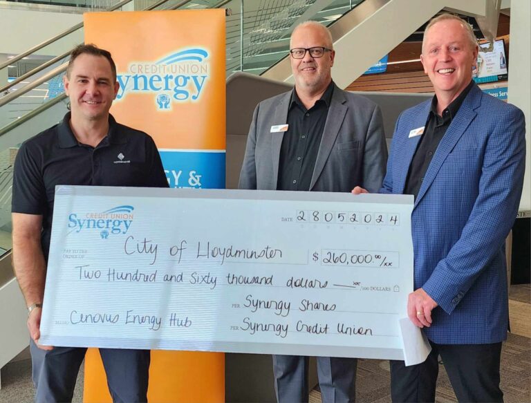 Synergy Credit Union gives $260K boost to Cenovus Energy Hub