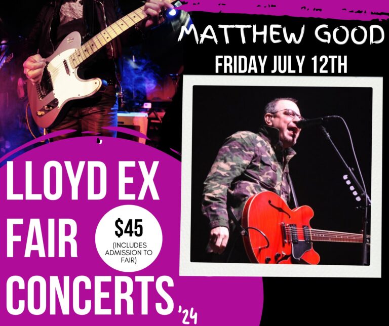Lloyd Ex reveals summer fair concerts, Jul 10-13